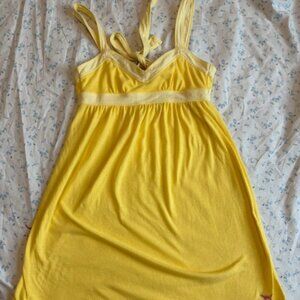 Vintage butter yellow Pink dress